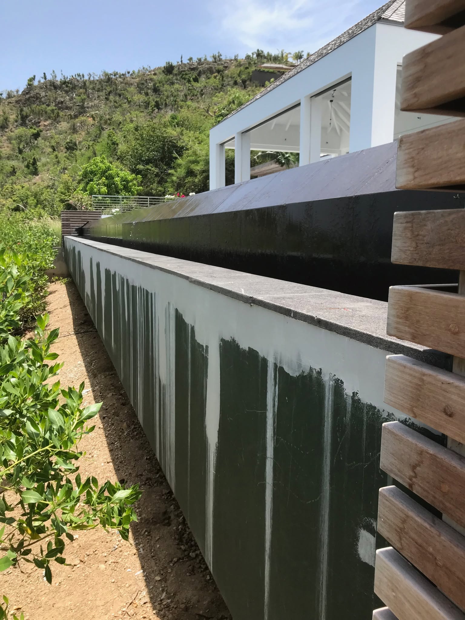 Habillage contour piscine